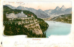 13792425 Seelisberg UR Kuranstalt M. Grand Hotel Aussenansicht U. Fluss Seelisbe - Altri & Non Classificati