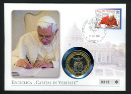 Vatikan 2009 Numisbrief Mit Medaille Caritas In Veritate ST (MD798 - Non Classificati