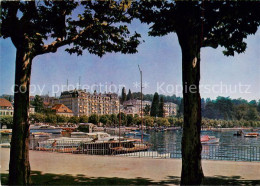 13787695 Ouchy Lausanne VD Hôtel De Luxe Au Bord Du Lac Leman Promenade - Autres & Non Classés