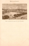 13757425 Luzern  LU Blick Vom Hotel Du Lac Gegen Das Rechte Reussufer  - Autres & Non Classés