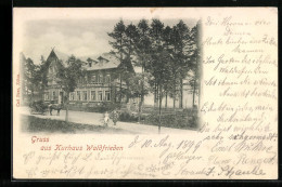 AK Zittau, Restaurant Kurhaus Waldfrieden  - Zittau