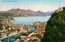 13756615 Luzern Vierwaldstaettersee Mit Rigi Und Guetsch Luzern Vierwaldstaetter - Autres & Non Classés