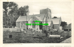 R567879 5544. Abbotsham Church. A. E. Barnes. Peacock Brand. Platino Photo Postc - World