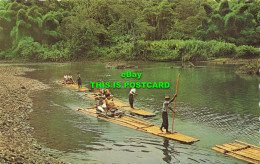 R567084 Rafting On Rio Grande. Port Antonio. Jamaica. W. I. Novelty Trading. 196 - World