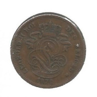 LEOPOLD II * 2 Cent 1870 * Z.Fraai * Nr 12905 - 2 Cent