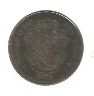 LEOPOLD II * 2 Cent 1871 * Z.Fraai / Prachtig * Nr 12912 - 2 Cents