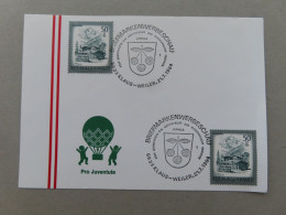 Österreich Pro Juventute - Mit Sonderstempel 21. 7. 1984 Klaus-Weiler, Briefmarken Werbeschau (Nr.1204) - Altri & Non Classificati