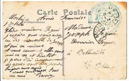 FINISTERE CP 1914 MORLAIX HOPITAL MILITAIRE N° 17 MORLAIX - Oorlog 1914-18