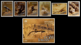 JORDAN 2006 DESERT REPTILES COMPLETE SET WITH MINIATURE SHEET MS MNH - Other & Unclassified