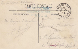 CHARENTE CP 1914 ANGOULEME FM " 12° CORPS D'ARMEE / HOP.TEMP.N°32 ANGOULEME / 11 SEPT 1914 " HOPITAL MILITAIRE - 1. Weltkrieg 1914-1918