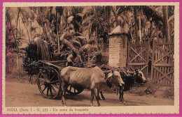 Ag3731  - INDIA - VINTAGE POSTCARD - ETHNIC, Transport - Inde