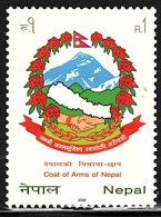 Nepal 2008 Coat Of Arms Stamp 1v MNH - Nepal