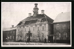 AK Mitau, Das Historische Rathausgebäude Im Winter  - Letonia