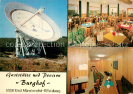 73660350 Effelsberg Gaststaette Pension Burghof Restaurant Kegelbahn Radiotelesk - Bad Münstereifel