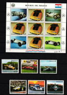 Paraguay 3586-3592 Und Kleinbogen Postfrisch Automobile #IH148 - Paraguay