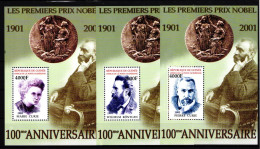 Guinea Block 739 Und 740 Und 742 Postfrisch Nobelpreis #IH267 - República De Guinea (1958-...)