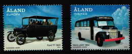 Aland 365 Und 366 Postfrisch Auto #IH328 - Ålandinseln