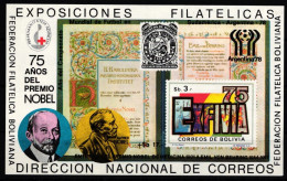 Bolivien Block 78 Postfrisch Nobelpreis #IH260 - Bolivien