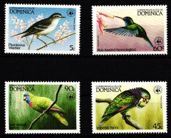 Dominica 836-839 Postfrisch Vögel #IH367 - Dominica (1978-...)