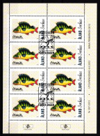 Aland 361 Gestempelt Kleinbogen Mit Ersttagsstempel / Fischfang #IH284 - Aland