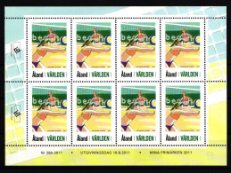 Aland 349 Postfrisch Kleinbogen / Volleyball #IH280 - Aland