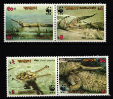 Bangladesch 323-326 Postfrisch Paare / Reptilien #IH337 - Bangladesch