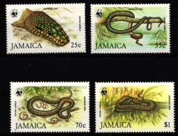 Jamaika 591-594 Postfrisch Schlange #IH373 - Jamaica (1962-...)