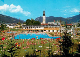 73660074 Altenmarkt Pongau Sport- Und Erholungsanlage Tauernbad Blick Zur Kirche - Andere & Zonder Classificatie