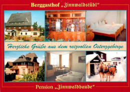 73660053 Zinnwald-Georgenfeld Berggasthof Pension Zinnwaldstuebl Pferdeschlitten - Altenberg