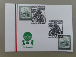 Österreich Pro Juventute - Mit Sonderstempel 1. 8. 1990 Ohlsdorf, 95 Jahre Feuerwehr Ohlsdorf (Nr.1216) - Sonstige & Ohne Zuordnung