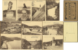 LA GILEPPE  Le Barrage 10 Cartes, Liège_1938+/- Belgique CPA Vintage - Gileppe (Dam)