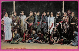 Ag3742 - INDIA - VINTAGE POSTCARD - A Group Of Canarese Women - Indien