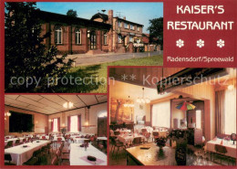 73659763 Radensdorf Spreewald Kaiser's Restaurant Radensdorf Spreewald - Luebben (Spreewald)