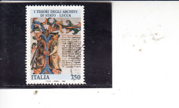 ITALIA  1996 - Sassone  2199° -  Archivio Di Stato - Lucca - Storia - 1991-00: Used