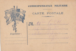 CPFM ILLUSTRATION DRAPEAUX SIGNE DEBERNY VERSO DATEE 1916 - Guerre De 1914-18