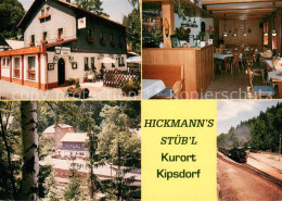 73659342 Kipsdorf Hickmann's Stueb'l Gaststube Eisenbahn Dampflokomotive Kipsdor - Altenberg