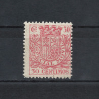 ESPAÑA 1934—REPUBLICA ESPAÑOLA—TIMBRE ESPECIAL MOVIL 30 Cts. Nuevo ** MNH—Sello Fiscal - Steuermarken