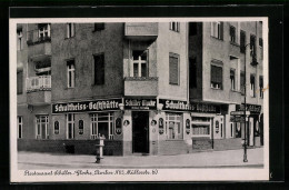 AK Berlin, Restaurant Schiller Glocke, Müllerstr. 60  - Mitte