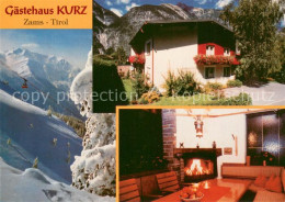 73658274 Zams Gaestehaus Kurz Kaminzimmer Winterzauber In Den Alpen Zams - Altri & Non Classificati