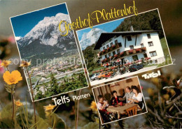 73658246 Platten Telfs Gasthof Pension Plattenhof Restaurant Alpen Alpenflora  - Autres & Non Classés