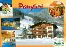 73658225 Fusch Grossglocknerstrasse Pension Hollaus Ponyhof Im Winter Fusch - Andere & Zonder Classificatie