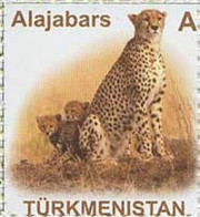 Turkmenistan 2007 Cheetahs Definitives Stamp MNH - Felini