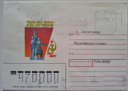 1987..USSR..COVER WITH MACHINE STAMP..PAST MAIL..70 YEARS OF  OCTOBER - Lettres & Documents