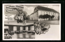 AK Binzen, Gasthaus Z. Schwanen, Bes. H. Hagist, Weintrauben  - Autres & Non Classés
