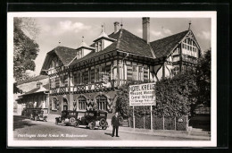 AK Herrlingen /Ulm, Hotel Kreuz, Bes. M. Buckenmaier  - Ulm