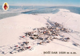 73656738 Bozi Dar Gottesgab Winter Sportzentrum Fliegeraufnahme Bozi Dar Gottesg - Czech Republic