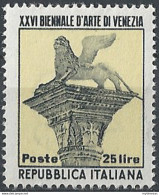 1952 Italia Biennale Venezia MNH Sassone N. 692 - 1946-60: Nieuw/plakker