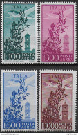 1948-52 Italia Campidoglio Airmail 4v. MNH Sassone N. 142/45 - 1946-60: Mint/hinged