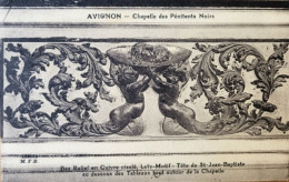 Avignon - Chapelle Des Pénitents Noirs - Bas Relief En Cuivre Ciselé - Tête De Saint Jean Baptiste - Avignon
