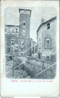 Bm509 Cartolina Terni  Citta' Via De Filis E La Torre Dei Castelli - Terni